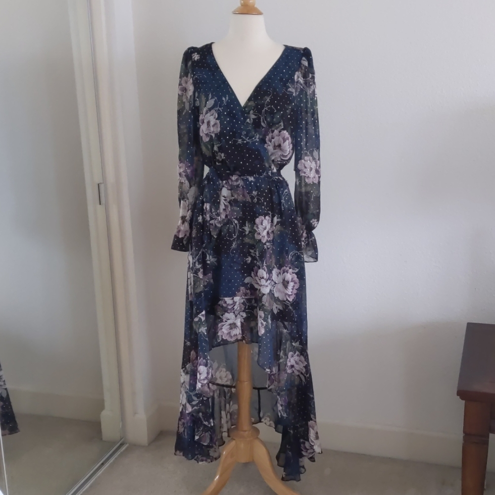 Maxi high/low dress M